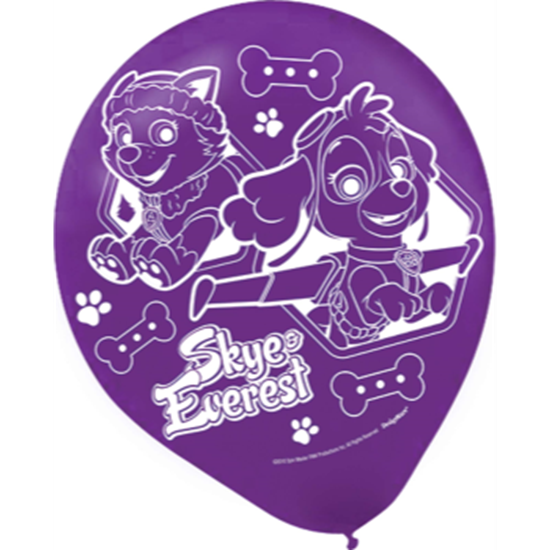Picture of PAW PATROL GIRL - 12" LATEX BALLOONS