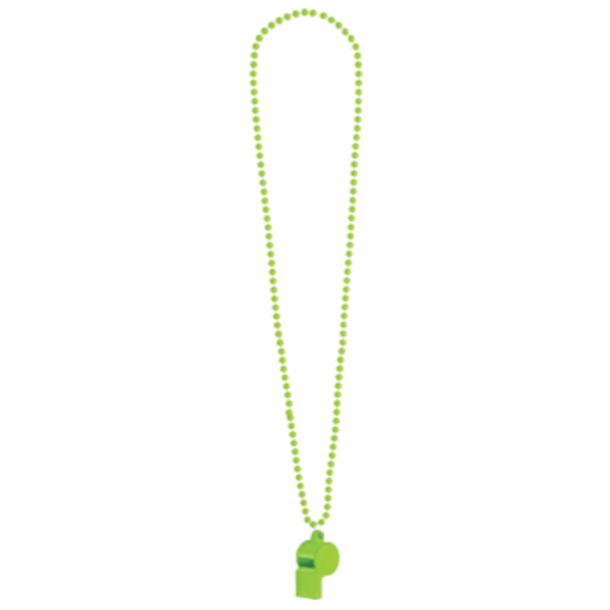 Picture of NEON WHISTLE ON BEAD NECKLACE
