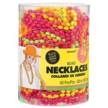 Picture of NEON BEAD NECKLACES  50CT