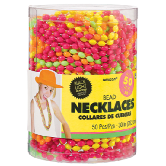 Image sur NEON BEAD NECKLACES  50CT