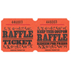 Picture of RAFFLE TICKETS ROLL ORANGE -   (1000/rl)