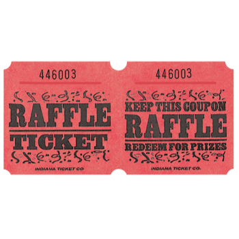 Image de RAFFLE TICKETS ROLL RED -   (1000/rl)