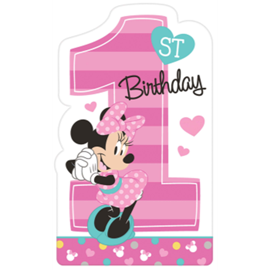 Picture of MINNIE FUN TO BE ONE - FOLDED INVITATIONS