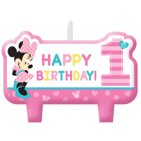 Picture of MINNIE FUN TO BE ONE - CANDLE SET