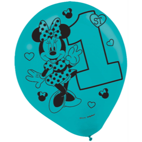 Picture of MINNIE FUN TO BE ONE - 12" LATEX BALLOONS