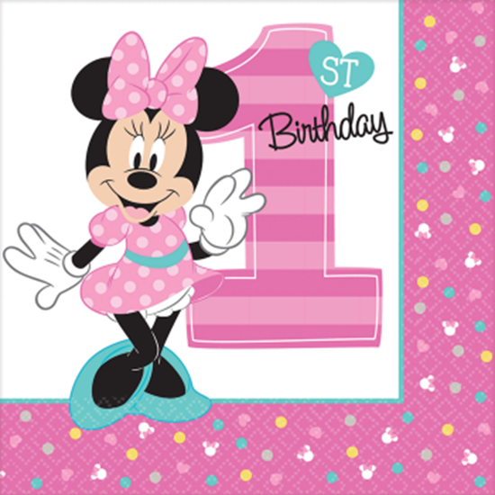 Picture of MINNIE FUN TO BE ONE - LUNCHEON NAPKINS