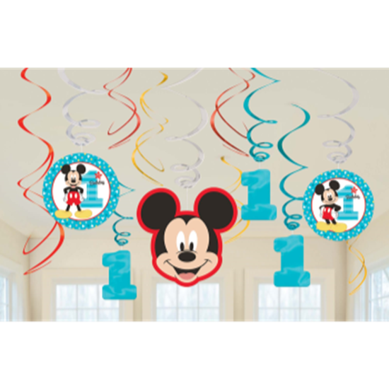 Picture of MICKEY'S FUN TO BE ONE - SWIRL DECORATION