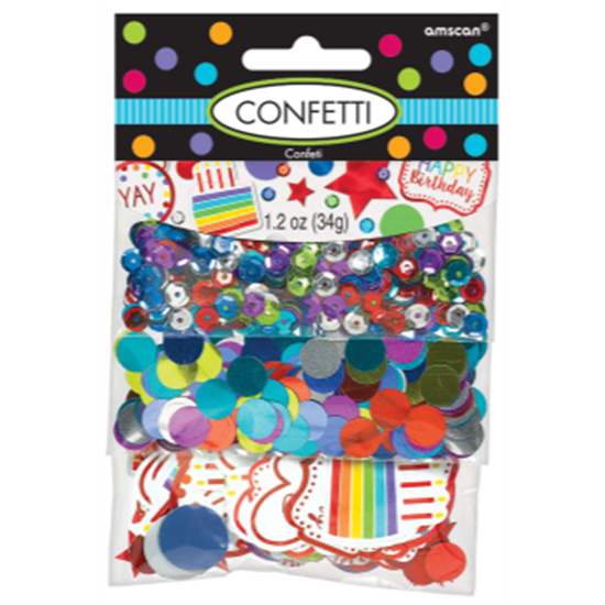 Picture of HAPPY BDAY RAINBOW CONFETTI VALUE PACK
