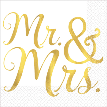 Picture of MR & MRS HOT STAMP BN