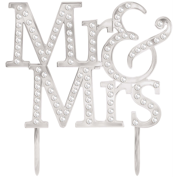 Image de MR AND MRS CAKE TOPPER