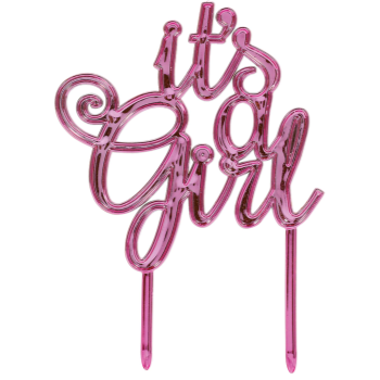 Picture of IT'S A GIRL CAKE TOPPER