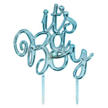 Image de IT'S A BOY CAKE TOPPER