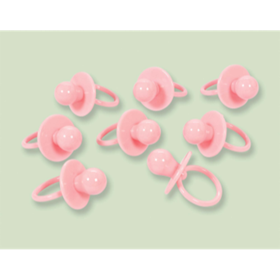 Image sur PINK PACIFIER FAVORS - LARGE