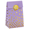 Picture of MULTI COLOUR  FAVOR BAGS WITH GOLD POLKA DOTS
