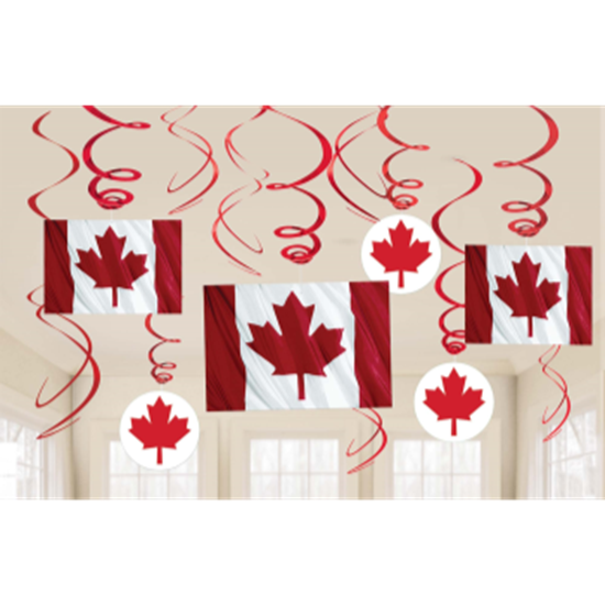 Picture of CANADA DAY SWIRLS
