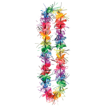 Picture of RAINBOW LEI W/ TINSEL