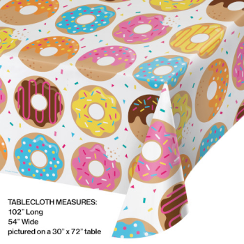 Image de DONUT TIME - PLASTIC TABLE COVER