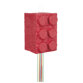 Picture of RED LEGO BRICK PINATA