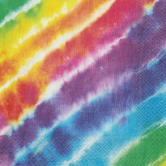 Image sur 60'S - TIE DYE LUNCHEON NAPKINS