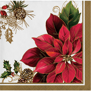 Image de TABLEWARE - GOLDEN GREENERY - BEVERAGE NAPKINS