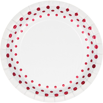 Picture of 40th SPARKLE AND SHINE RUBY 7" FOIL PLATES