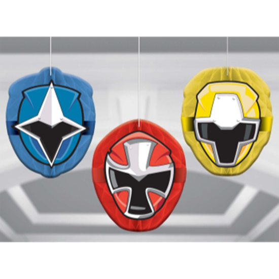 PartyMart. POWER RANGERS - HONEYCOMB HANGING DECO