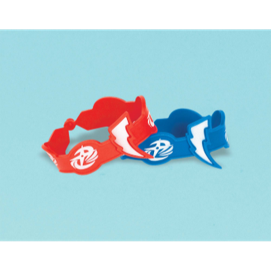 PartyMart. POWER RANGERS - RUBBER BRACELETS