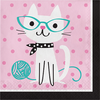 Picture of PURR-FECT PARTY - LUNCHEON NAPKINS
