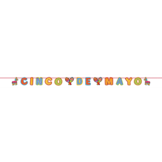 Picture of CINCO DE MAYO GLITTER BANNER