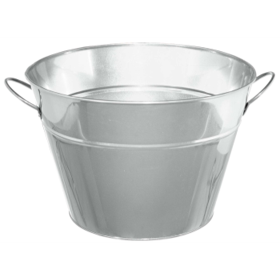 Picture of SILVER - METAL PARTY TUB
