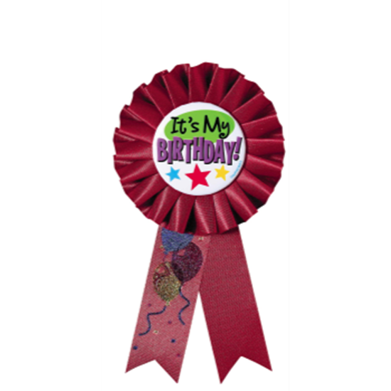 Picture of WEARABLES - IT'S MY BIRTHDAY AWARD RIBBON