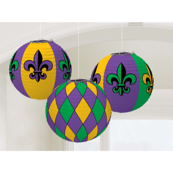 Image de FLEUR DE LYS LANTERNS - 3/PK