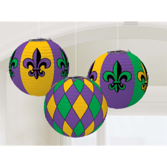 Image sur FLEUR DE LYS LANTERNS - 3/PK