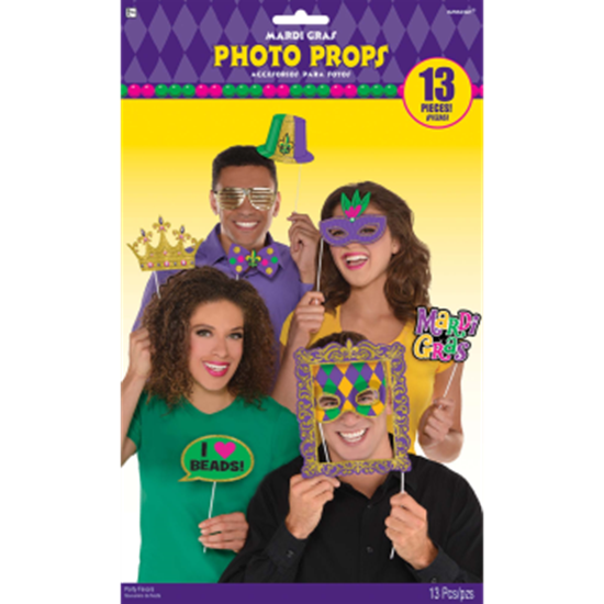 Image sur MARDIS GRAS PHOTO PROP KIT