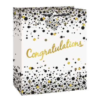 Image de CONGRATULATIONS  LARGE GLOSSY BAG