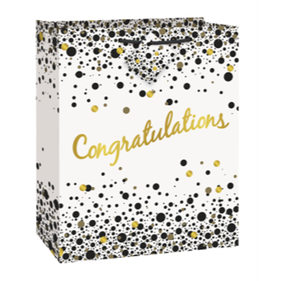 Picture of CONGRATULATIONS  LARGE GLOSSY BAG