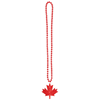 Picture of CANADA DAY GLITTER MAPLE LEAF NECKLACE