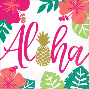Picture of TABLEWARE - ALOHA LUNCHEON NAPKINS