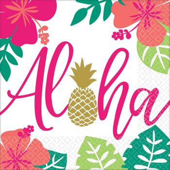 Image de TABLEWARE - ALOHA LUNCHEON NAPKINS