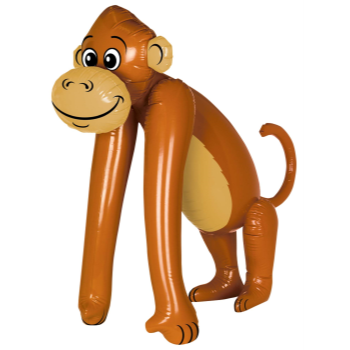 Image de DECOR - 43" INFLATABLE MONKEY