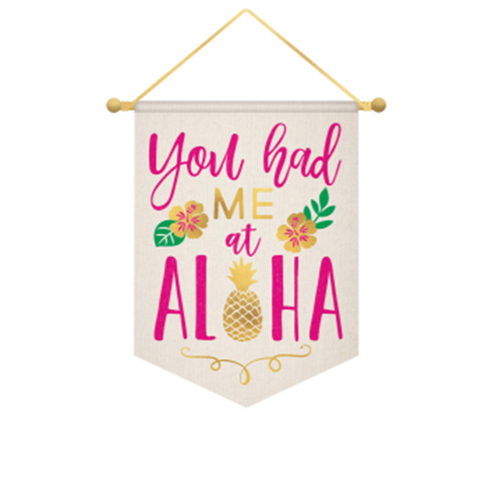 Picture of ALOHA CANVAS BANNER
