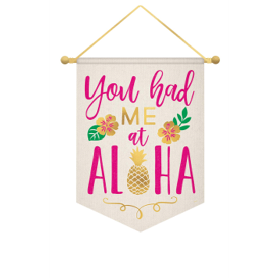 PartyMart. ALOHA CANVAS BANNER