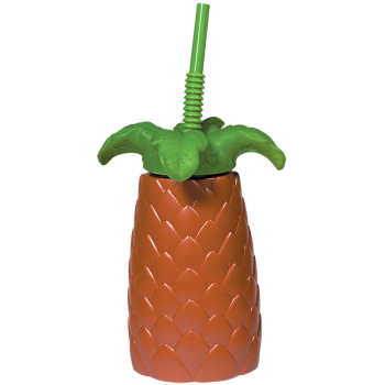 Image de PALM TREE CUP W/ STRAW