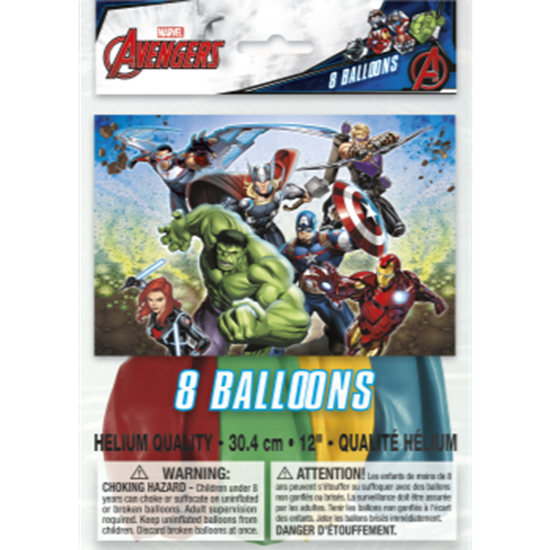 Picture of AVENGERS - 12" LATEX BALLOONS
