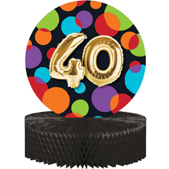 Picture of 40th - BALLOON BIRTHDAY CENTERPIECE