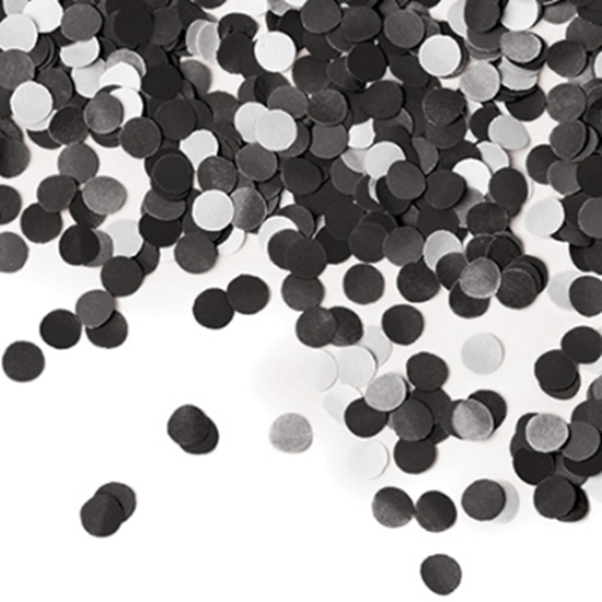 Image sur TISSUE CONFETTI - BLACK