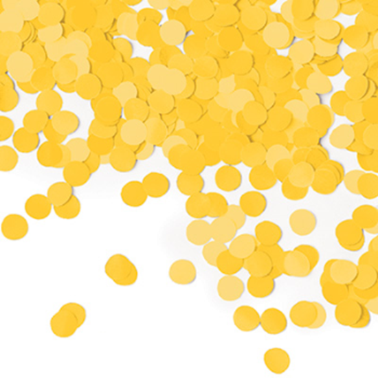 Image sur TISSUE CONFETTI - SCHOOL BUS YELLOW