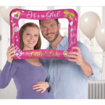 Picture of GENDER REVEAL - INFLATABLE FRAME - GIRL