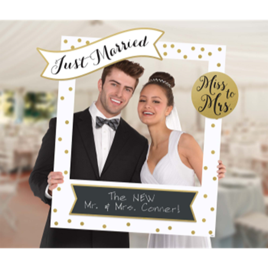 PartyMart. WEDDING CUSTOMIZABLE GIANT PHOTO FRAME