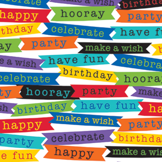 Image sur 5' GIFT WRAP - BIRTHDAY MESSAGES
